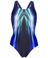 Купальник для плавания совместный Shining One Piece V Back Navy/Persian Green, 001245 708