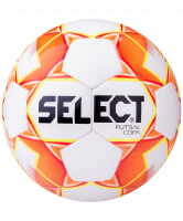 Мяч футзальный Futsal Copa 850318 №4, белый/оранжевый/желтый