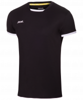 Футболка волейбольная JVT-1030-061, черный/белый