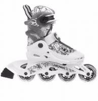 Коньки роликовые раздвижные Action PW-118, размер 30-33