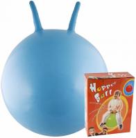 Мяч-попрыгун Innovative Стандарт 17100, поливинилхлорид, диаметр 45 см, с ручками, голубой