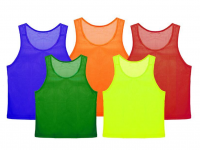 Манишка двухсторонняя сетка р 50, цвет красный/зеленый