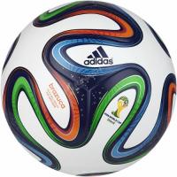 Футбольный мяч тренировочный "Adidas WC2014 Brazuca Top Replique" G73622, размер 5