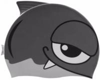 Шапочка для плавания Arena AWT Fish 9191511, темно-серый, силикон