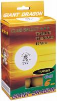 Мячи для настольного тенниса Giant Dragon Club Select*** 33133, 6 штук