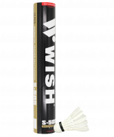 Набор воланов для бадминтона S-505, перо, 12 штук