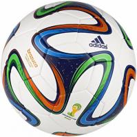 Футбольный мяч любительский "Adidas WC2014 Brazuca Glider" F82193, размер 5