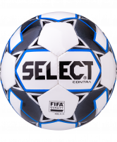 Мяч футбольный Contra FIFA 812317, №5, белый/синий/серый/черный