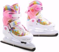 Коньки ледовые раздвижные Action PW-111, размер 26-29