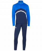 Костюм тренировочный JPS-4301-971, полиэстер, темно-синий/синий/белый