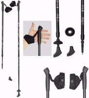 Палки для скандинавской ходьбы Ergo-50 E-0674, черные