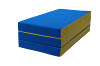 Мат гимнастический складной винилскожа (р-р 1х1,5х0,1) 20 кг/м3