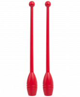 Булавы для художественной гимнастики AC-01, 45 см, красный