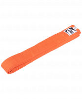 Пояс каратэ отечественный 240см, оранжевый
