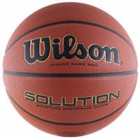 Баскетбольный мяч профессиональный "Wilson Solution VTB 24" WTP000265, размер 7