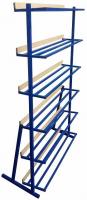 Стойка-стеллаж для хранения лыжных ботинок М60С, 6 полок