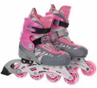 Коньки роликовые раздвижные Action PW-150, размер 31-34