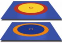 Борцовский ковер трехцветный, 15х5,1м