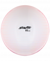 УЦЕНКА Мяч гимнастический GB-105 85 см, прозрачный, розовый