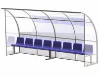 Скамейка для запасных игроков, на 4 места