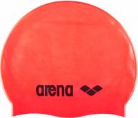 Шапочка для плавания Arena Classic SilIcone 9166240, ярко-красный, силикон