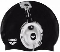 Шапочка для плавания Arena Poolish 9183035, черный, полиэстер