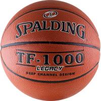 Баскетбольный мяч профессиональный "Spalding TF-1000 Legacy ПБЛ" 74-466z, размер 7