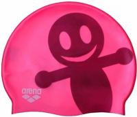 Шапочка для плавания Arena Kun Cap Jr 9155222, розовый, силикон