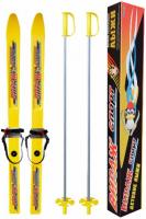 Лыжи десткие STC Вираж-спорт, с палками, L=100