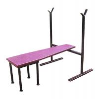 Подставка под штангу нерегулируемая со скамейкой (для жима лёжа)