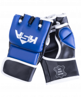 Перчатки для MMA Wasp Blue, к/з, S