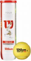 Теннисный мяч Wilson Tour Clay Red WRT110800, 4 штуки