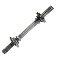 Гриф гантельный DFC ГГХ-36, хромированный, d=26 мм, замок фигурная гайка