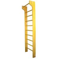 Стенка гимнастическая ПРЕМИУМ деревянная, перекл. овальная, с ТУРНИКОМ 2600*800*140 мм