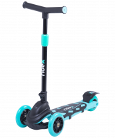 Самокат 3-колесный 3D Robin, 120/90 мм, бирюзовый