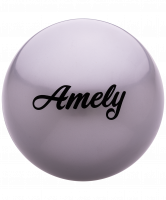 Мяч для художественной гимнастики AGB-101, 15 см, серый