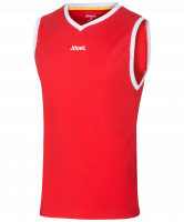 Майка баскетбольная JBT-1020-021, красный/белый, детская