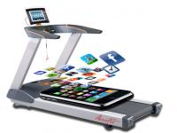 Профессиональная беговая дорожка AeroFit iX3-T, с функцией i-Wellness