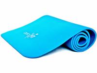 Гимнастический коврик AeroFit FT-WB-180, голубой, 180х59х1 см