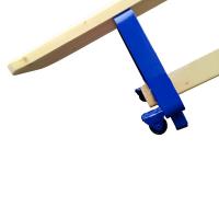 Скамейка гимнастическая клееное дерево, металл. ножки (р-р 3000х230х300), на колесиках