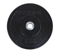 Диск бампированный обрезиненный Foreman FM\BM-5KG, черный