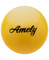 Мяч для художественной гимнастики AGB-101, 15 см, желтый