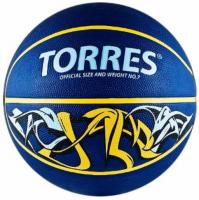 Баскетбольный мяч любительский "Torres Jam" B00043, размер 3