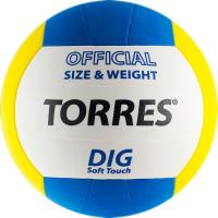 Волейбольный мяч любительский "Torres Dig" V20145, размер 5