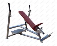 Скамья для жима штанги с переменным наклоном (20-50град) ProfiGym