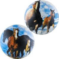 Мяч детский Innovative Лошадки R549003, пластизоль (ПВХ), диаметр 18 см, мультиколор