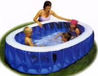 Бассейн семейный овальный BestWay 54066, 229х152х51 см, 542 л