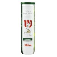 Теннисный мяч Wilson Tour Davis Cup WRT115500, 4 штуки