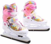 Коньки ледовые раздвижные Action PW-111, размер 30-33