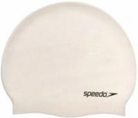 Шапочка для плавания Speedo Plain Flat SilIcone Cap Jr 8-709931959-635, белый, силикон